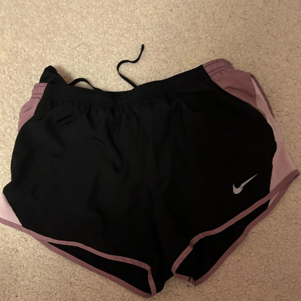 Nike black and pink shorts